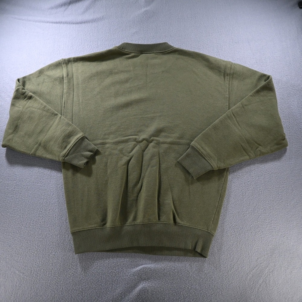 AFN USMC Certified Crewneck Sweatshirt Medium Olive Green Military Logo - Picture 3 of 7